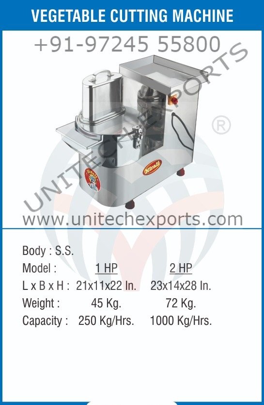 Vegetables Cutting Machine